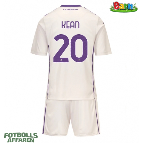 Fiorentina Moise Kean #20 Bortaställ Barn 2025-26 Kortärmad (+ Korta byxor)